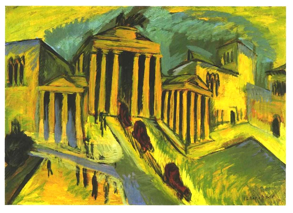 Kirchner - Brandenburgertor Berlin