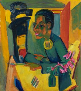 Kirchner - Der Maler - Selbstbildnis