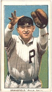 Kitty Bransfield, Philadelphia Phillies, baseball card portrait LCCN2008676521