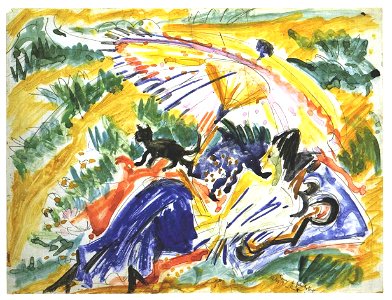 Kirchner - Im Sonnenbad