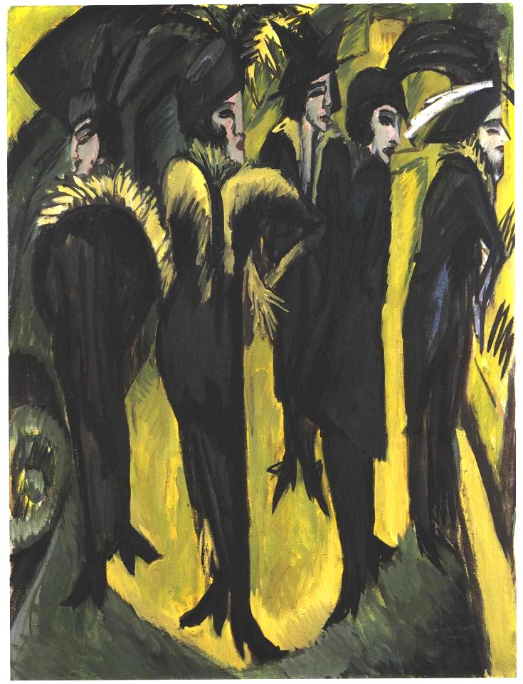 Kirchner - Fünf Frauen auf der Straße