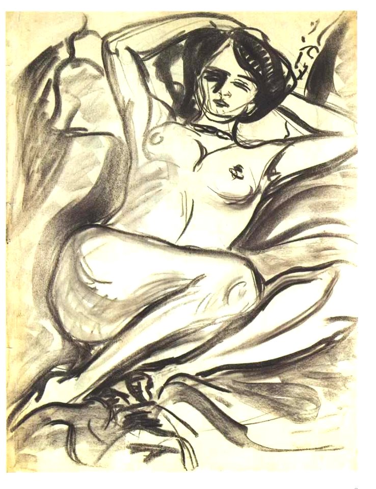 Kirchner - Liegender Akt