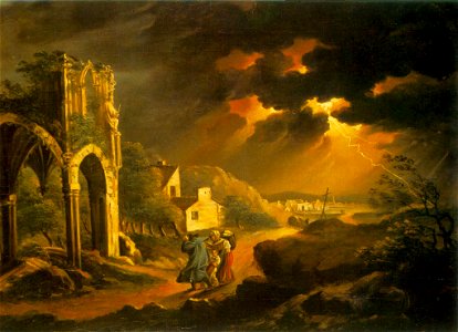 Kisfaludy Storm at Night 1820s