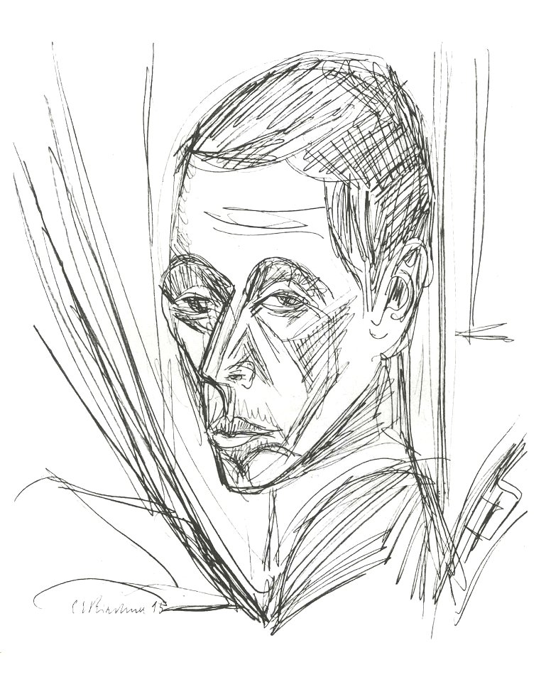 Kirchner - Selbstbildnis - 1915