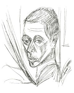Kirchner - Selbstbildnis - 1915