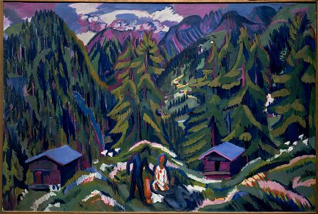 Kirchner - Mountain Landscape from Clavadel