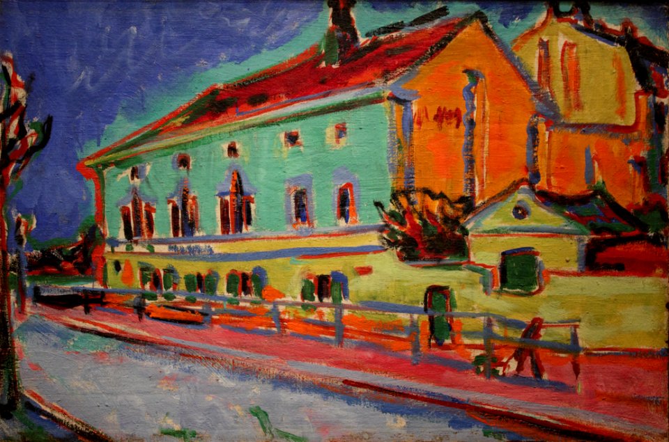 Ernst Ludwig Kirchner, Houses in Dresden (1909-1910)