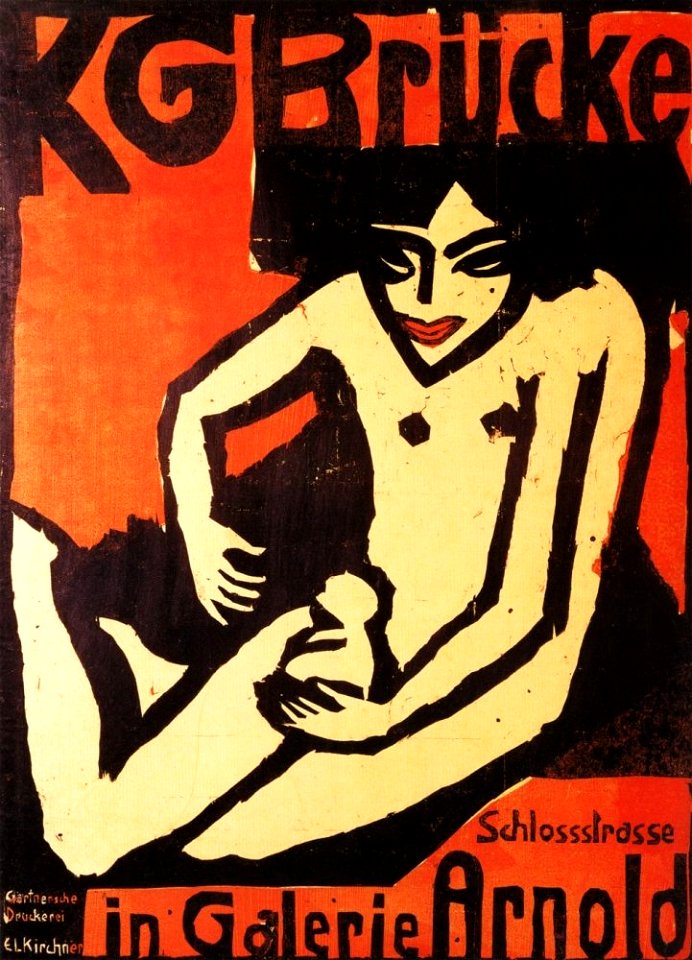 Kirchner - Cartel Die Brücke (1910)