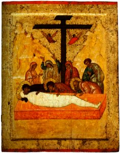 Kirillo-Belozersky iconostasis 18 - Entombment