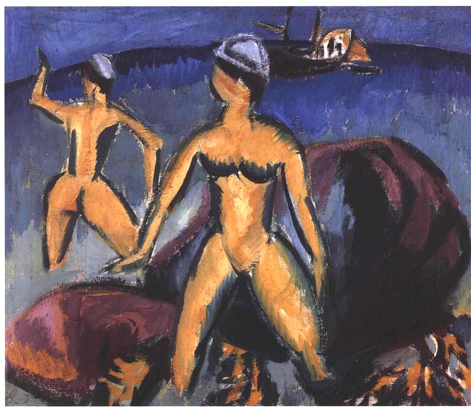 Kirchner - Zwei Frauen am Meer