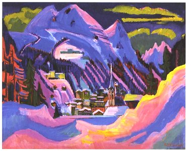 Kirchner - Davos im Schnee