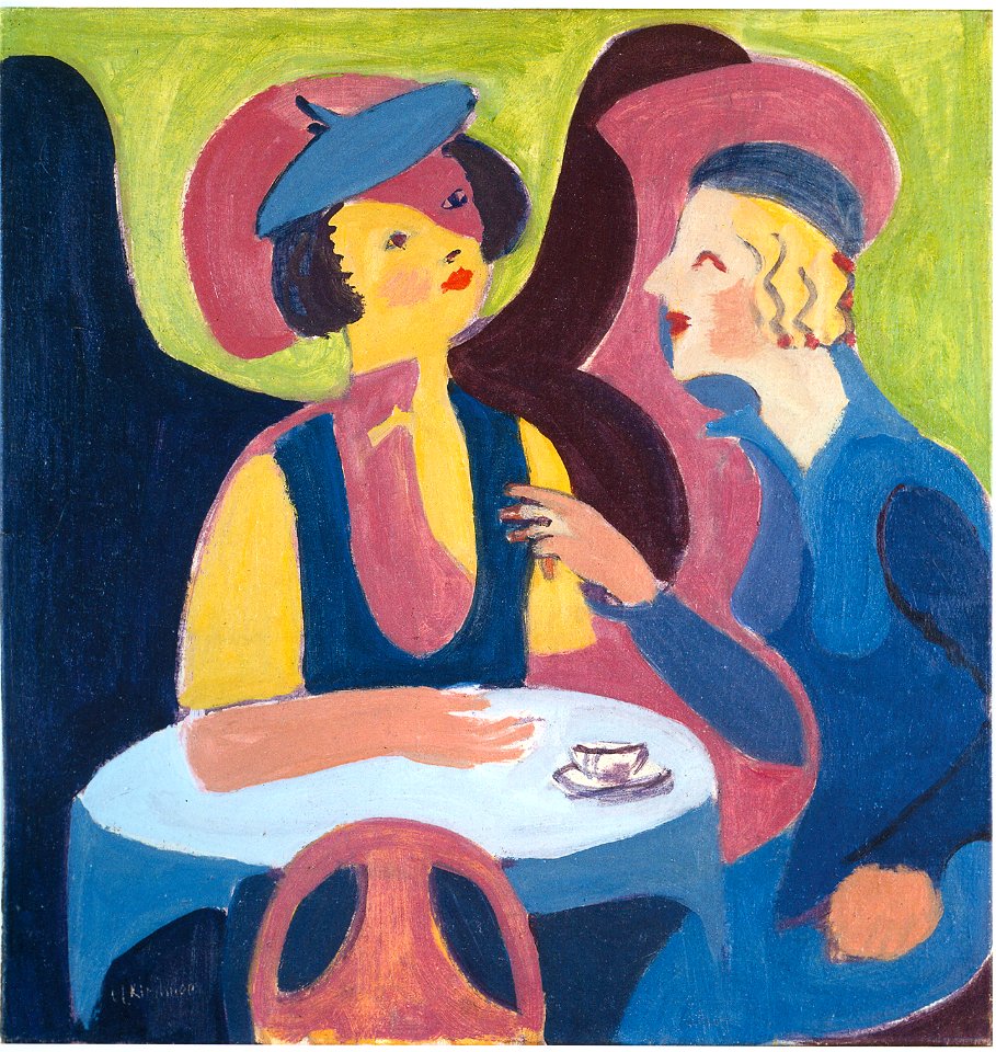 Kirchner - Zwei Damen im Cafe