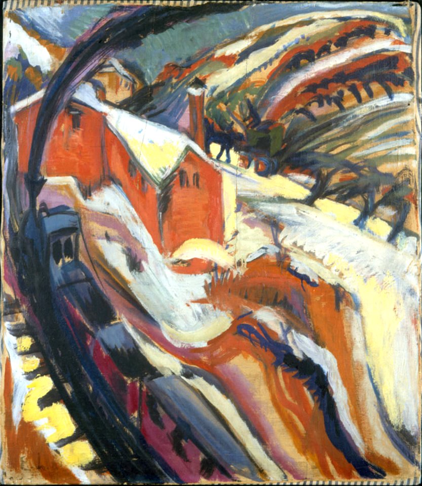 Ernst Ludwig Kirchner - Eisenbahn im Taunus - 14524 - Bavarian State Painting Collections