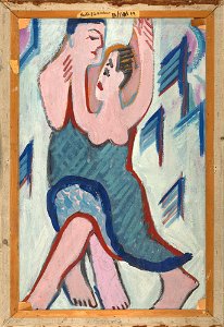 Kirchner - Tanzendes Paar im Schnee
