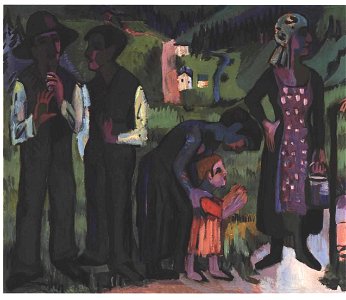 Kirchner - Almsonntag - Detail