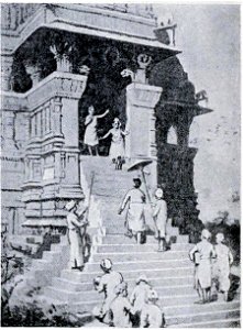 Kirtivarman Chandela visits the temple of Khajurahu