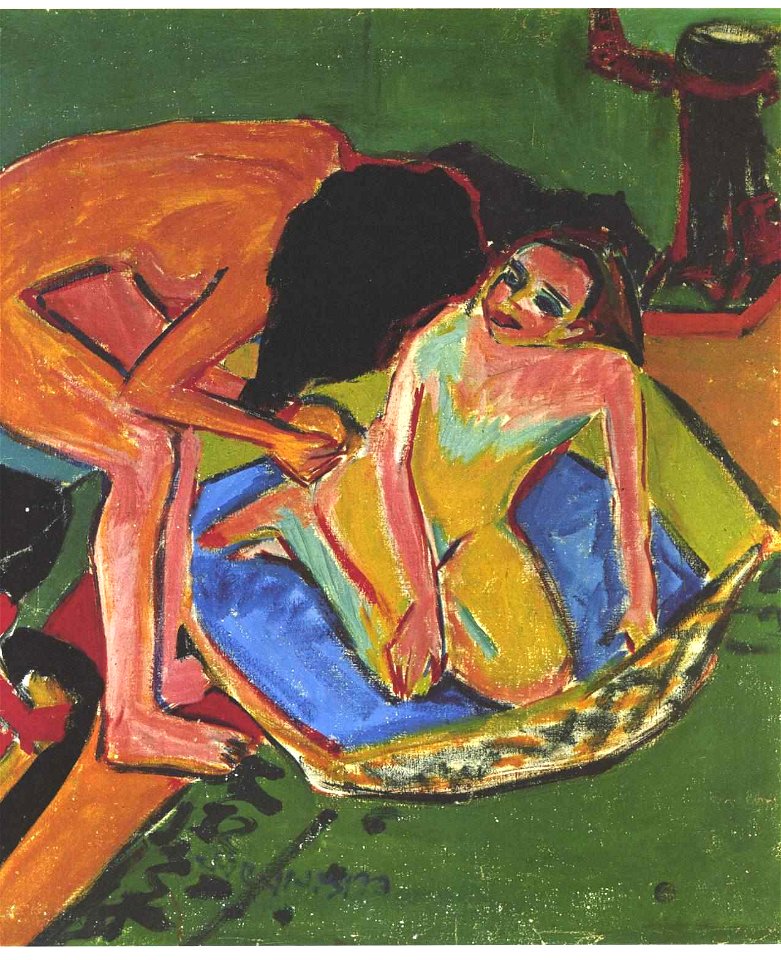 Kirchner - Marcella und Fränzi im Studio