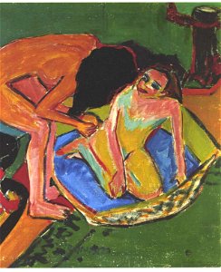 Kirchner - Marcella und Fränzi im Studio