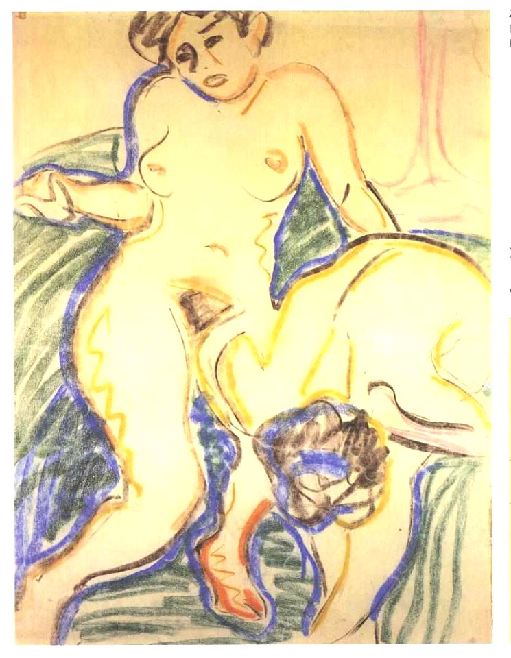 Kirchner - Zwei nackte Mädchen