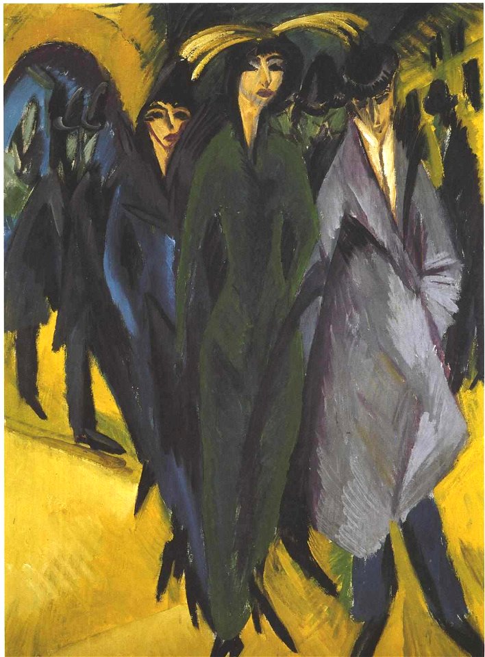 Kirchner - Straßenszene