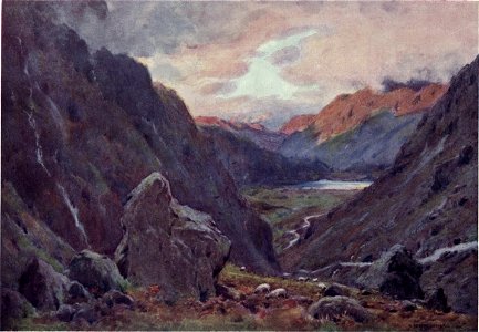 Kirkstone Pass and Brothers' Water - The English Lakes - A. Heaton Cooper. Free illustration for personal and commercial use.