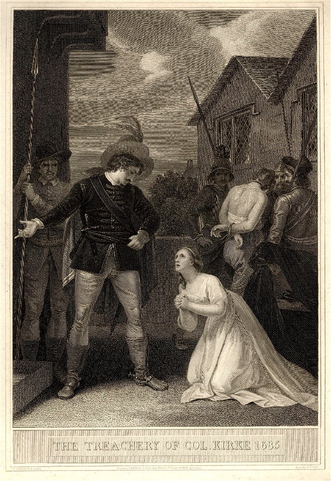The treachery of Colonel Kirke 1685' (Percy Kirke) by Robert Smirke