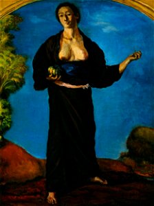 Kishida Ryusei - Woman with a Pumpkin - Google Art Project