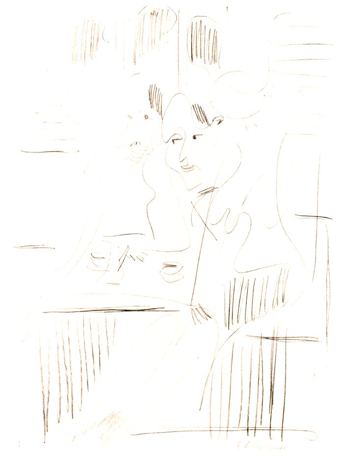 Kirchner - Drei Damen im Cafe - 1929