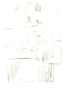 Kirchner - Drei Damen im Cafe - 1929