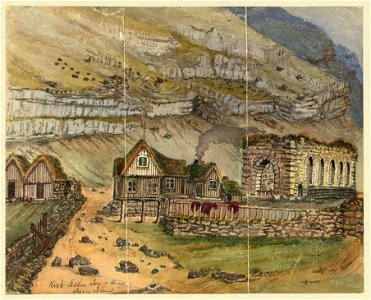 Kirk G boe Inn & ruins Faroe Island LCCN2004662127