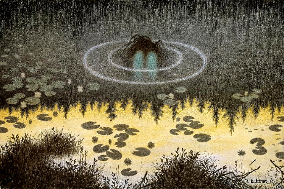 Kittelsen - Nøkken (Nasjonalmuseet)2