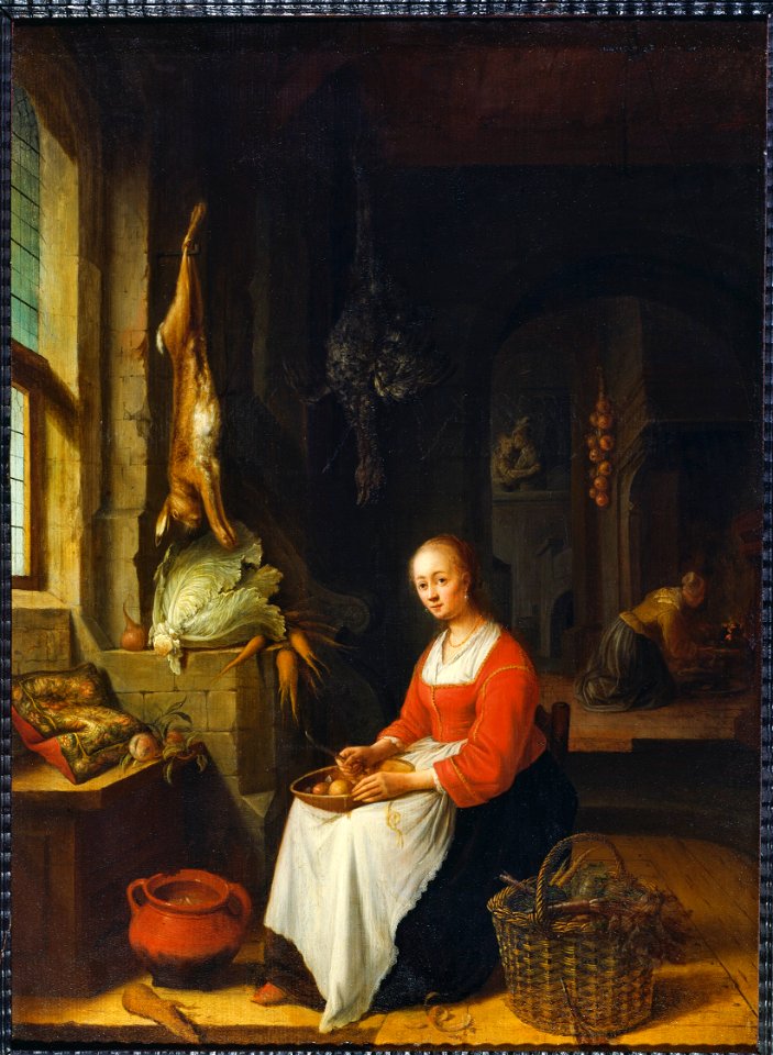 Kitchen Scene (Jan Adriaensz van Staveren) - Nationalmuseum - 17647