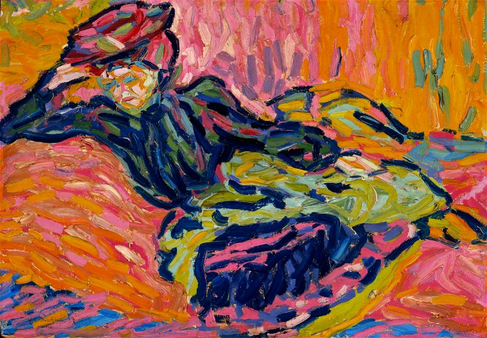Kirchner - Mädchen auf dem Divan