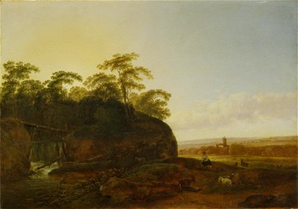 Johann Christian Klengel - Landschaft mit Ziegen (1773)