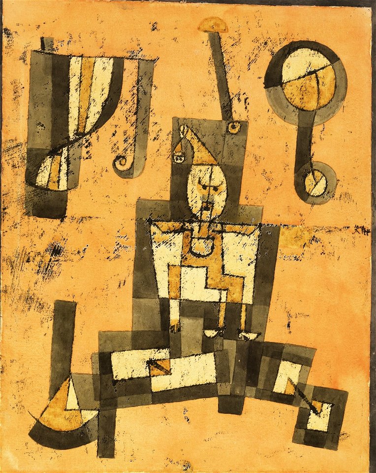 Klee captive pierrot 1923