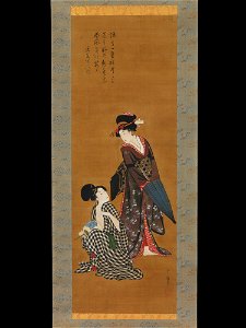 Kitagawa Utamaro - Two Beauties - 14.76.70b - Metropolitan Museum of Art