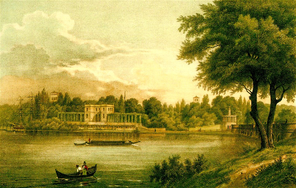 Klein-Glienicke Lütke Casino und Ufer