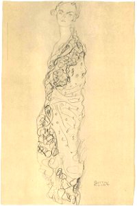 Klimt - Dame mit Fächer
