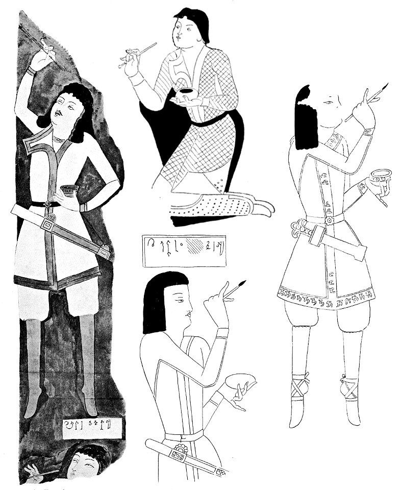 Kizil Caves painters, circa 500 CE
