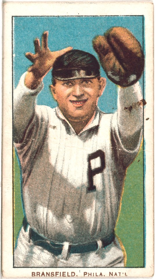 Kitty Bransfield, Philadelphia Phillies, baseball card portrait LCCN2008676521