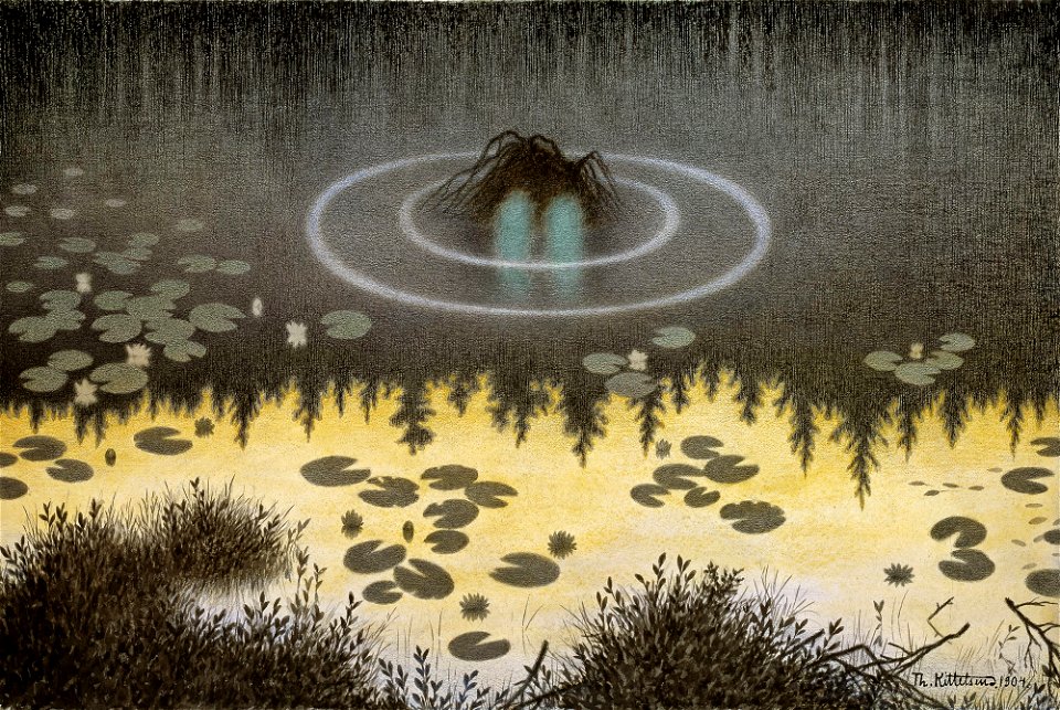 Theodor Kittelsen - The Water Sprite - NG.M.00863 (113357) - National Museum of Art, Architecture and Design