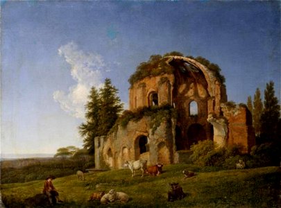 Johann Christian Klengel - Landschap met de Minerva Medica ruine bij Rome - Gal.-Nr. 3796 - Staatliche Kunstsammlungen Dresden