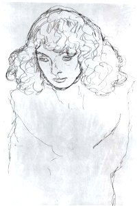 Klimt - Mädchenkopf