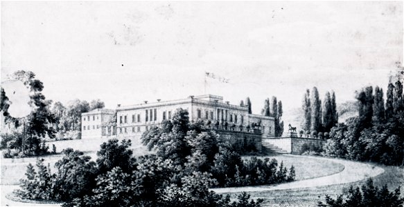 Klein-Glienicke Schloss Schinkelperspektive, ca. 1830