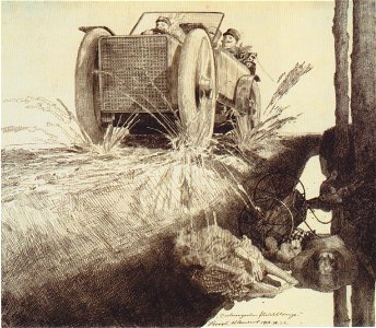 Klemens Brosch - Verhungerte Flüchtlinge - 1916