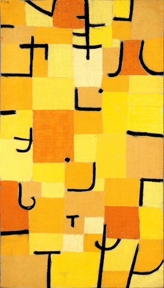 Paul Klee - Signs In Yellow - Google Art Project
