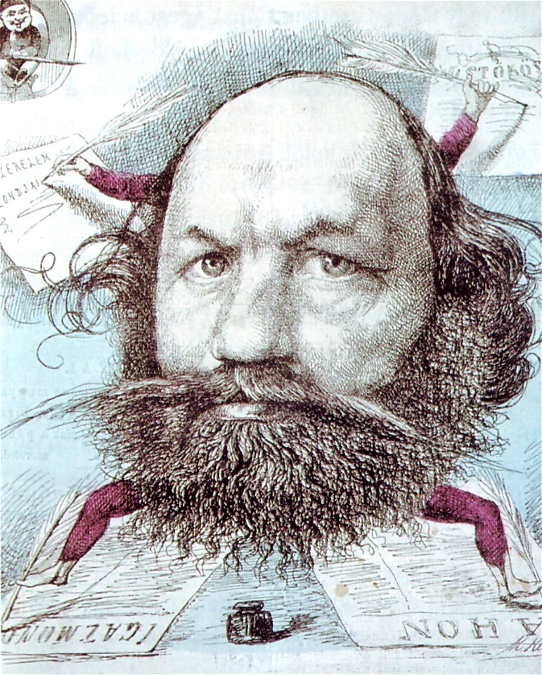 Klic Jókai caricature 1868