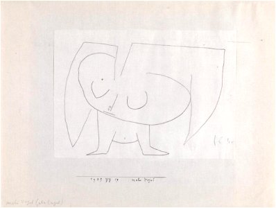 Paul Klee ~ mehr Vogel b ~ 1939