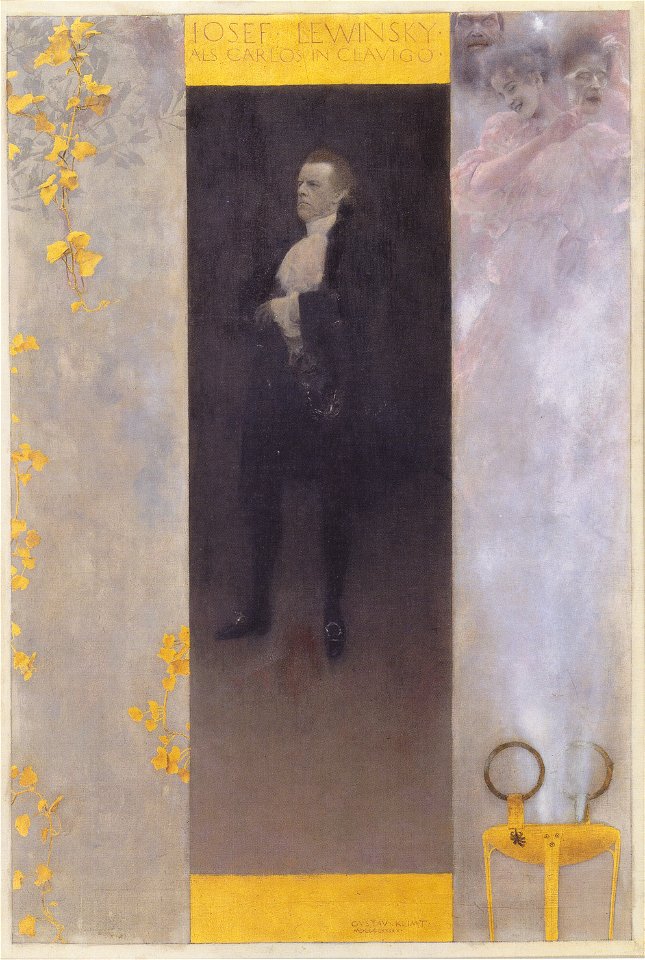Klimt - Der Hofschauspieler josef Lewinsky als Carlos in „Clavigo“