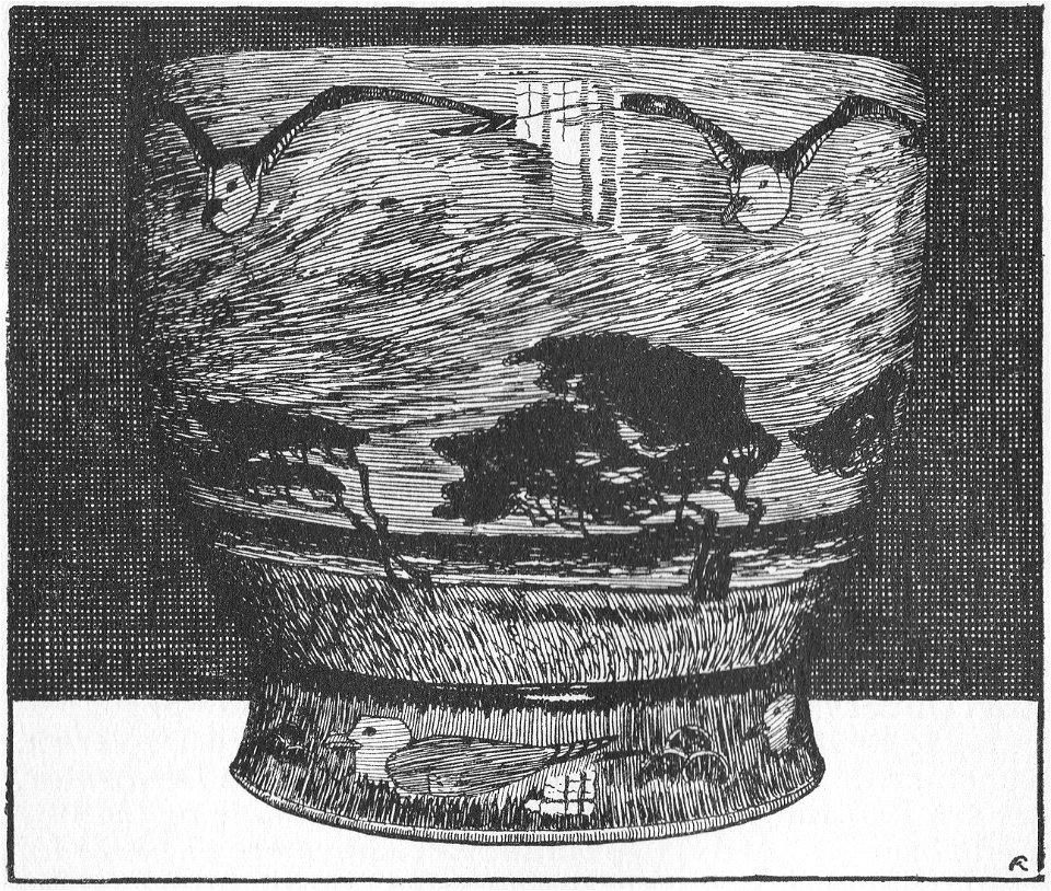 Kjøbenhavn - Vase fra den kongelige porcelænsfabrik